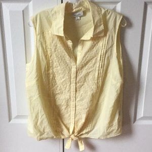 Yellow blouse